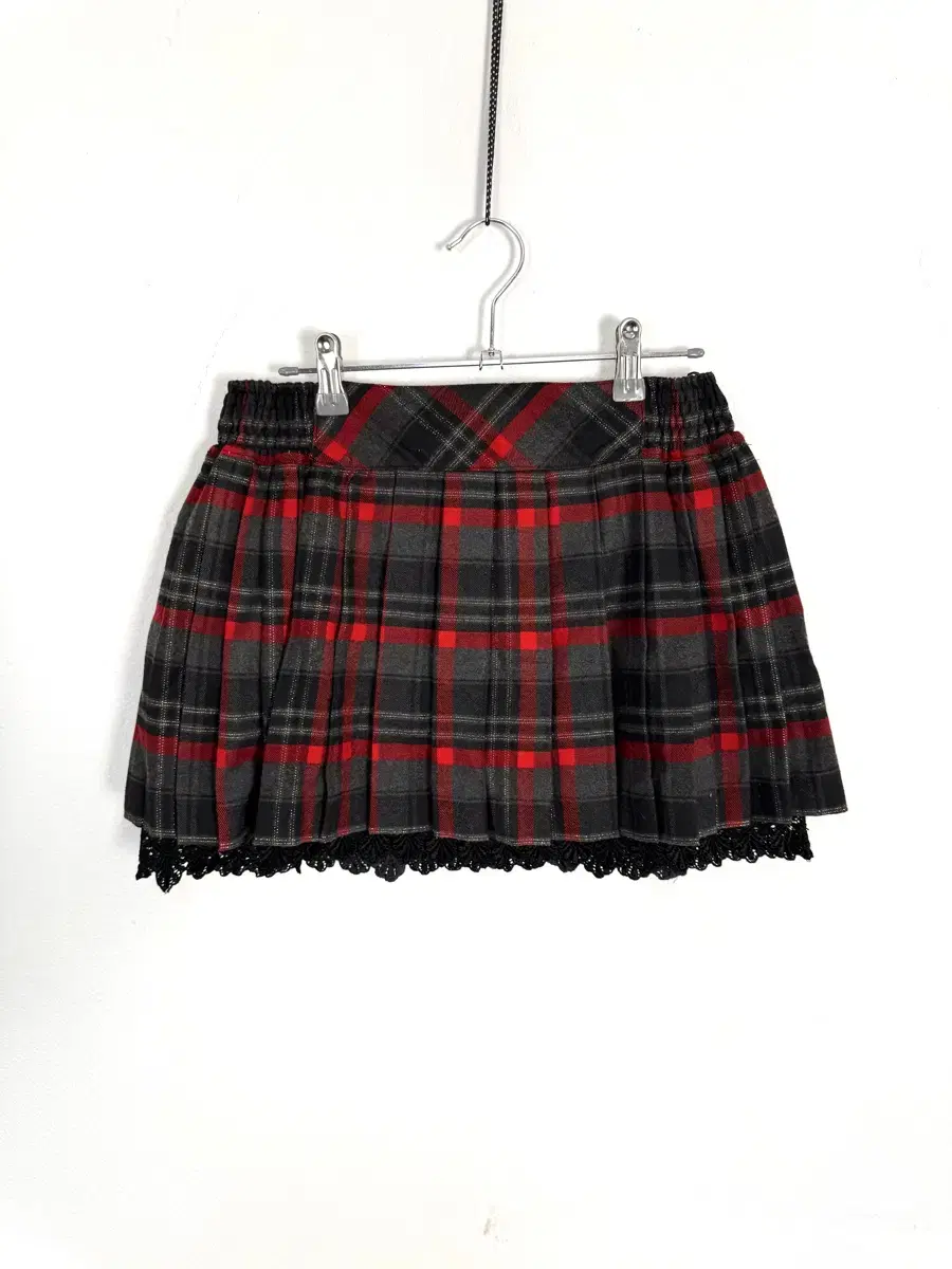 Vintage Plaid Mini Skirt